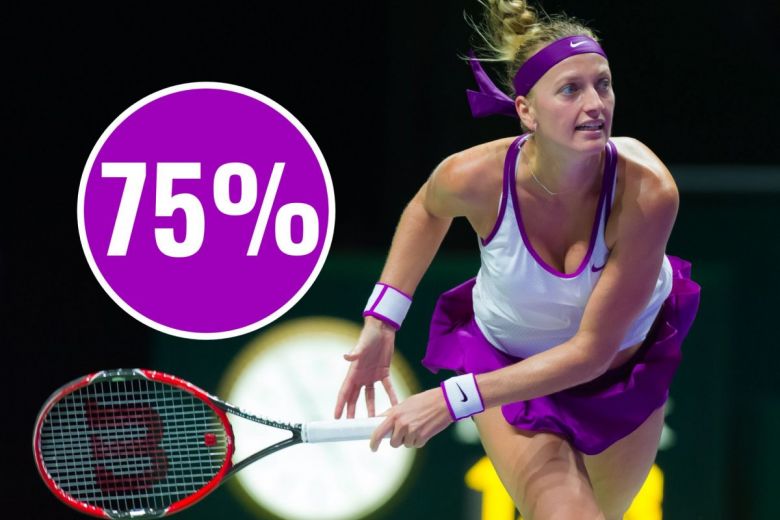 Petra Kvitova 75 la sută