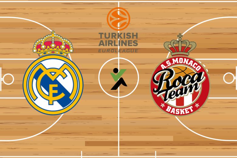 Real Madrid vs Monaco Euroliga de baschet