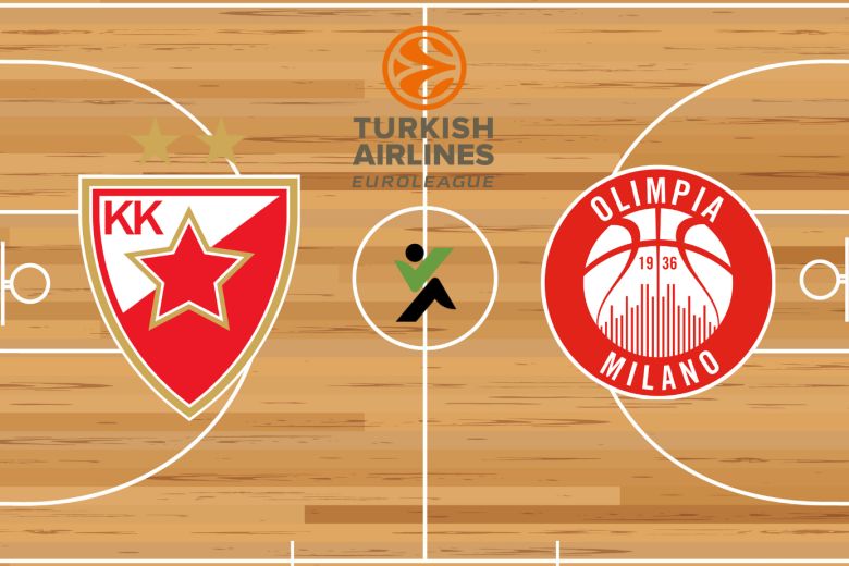 Crvena zvezda vs Milano Euroliga de baschet