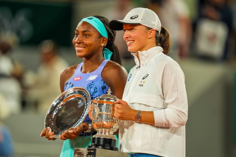 Cori Gauff și Iga Swiatek 002