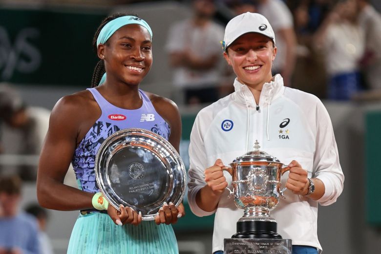 Cori Gauff și Iga Swiatek 003