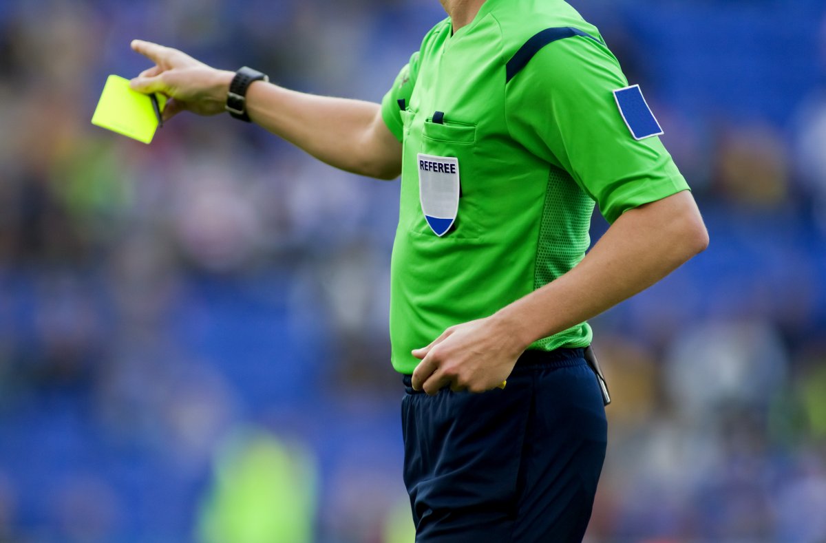 Mudguard Arbitru Arbitru Arbitru Card de arbitru 001 Fotografii: Maxisport/Shutterstock