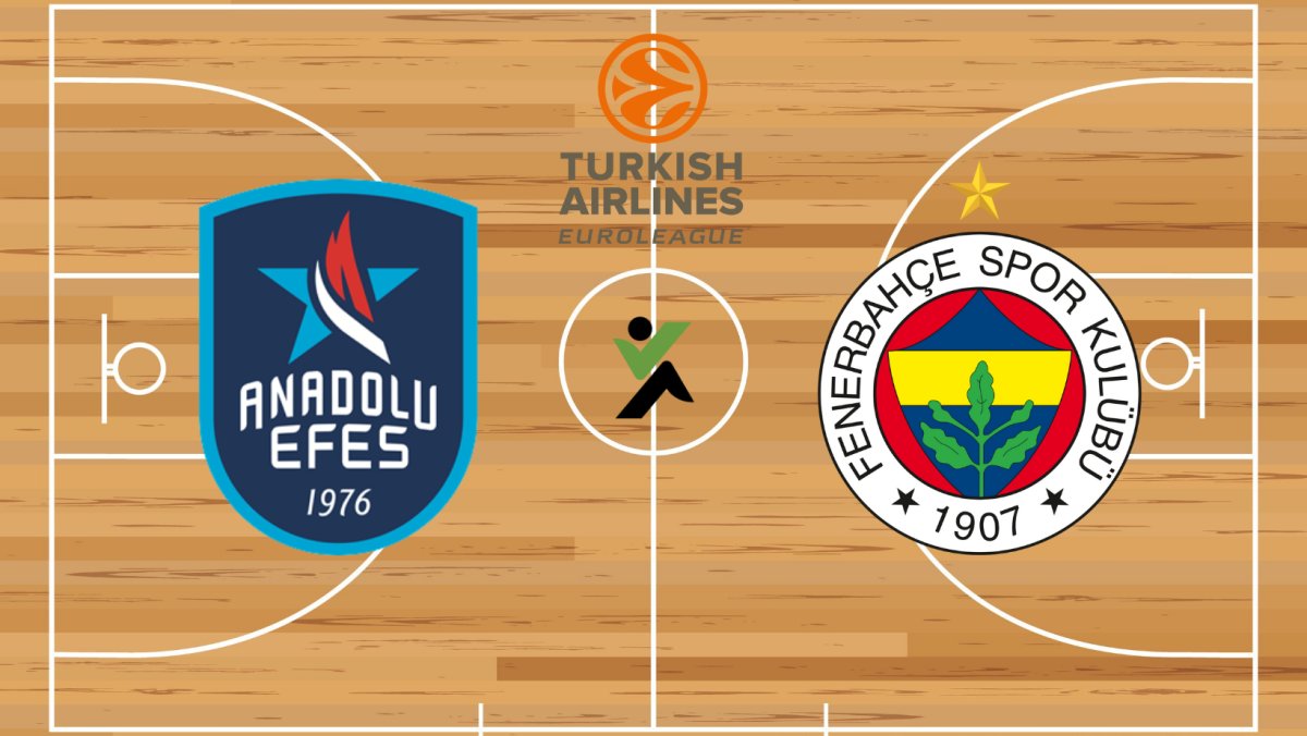 Anadolu Efes vs Fenerbahce Euroliga kosárlabda 