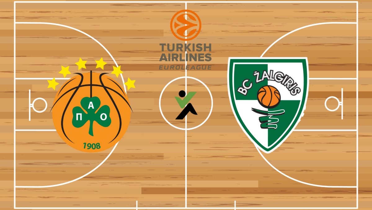 Panathinaikosz vs Zalgiris Kaunas Euroleague kosárlabda 