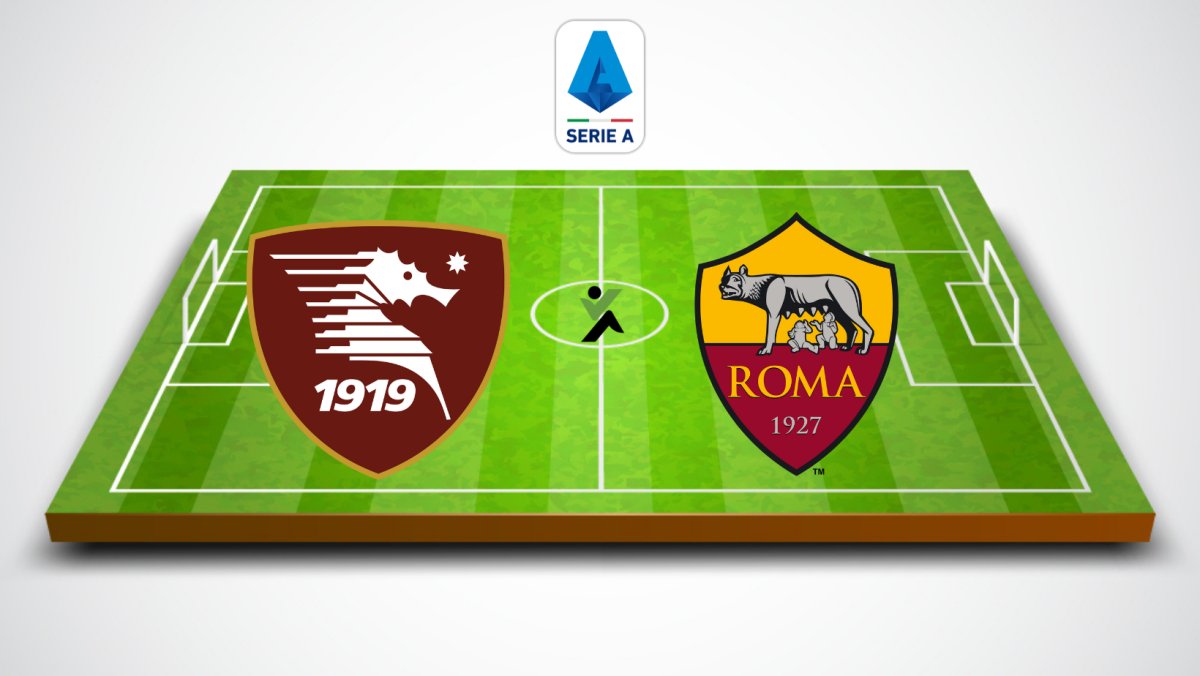 Salernitana vs AS Roma Serie A 