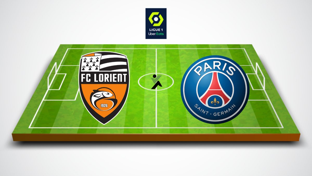 Lorient vs PSG Ligue 1 