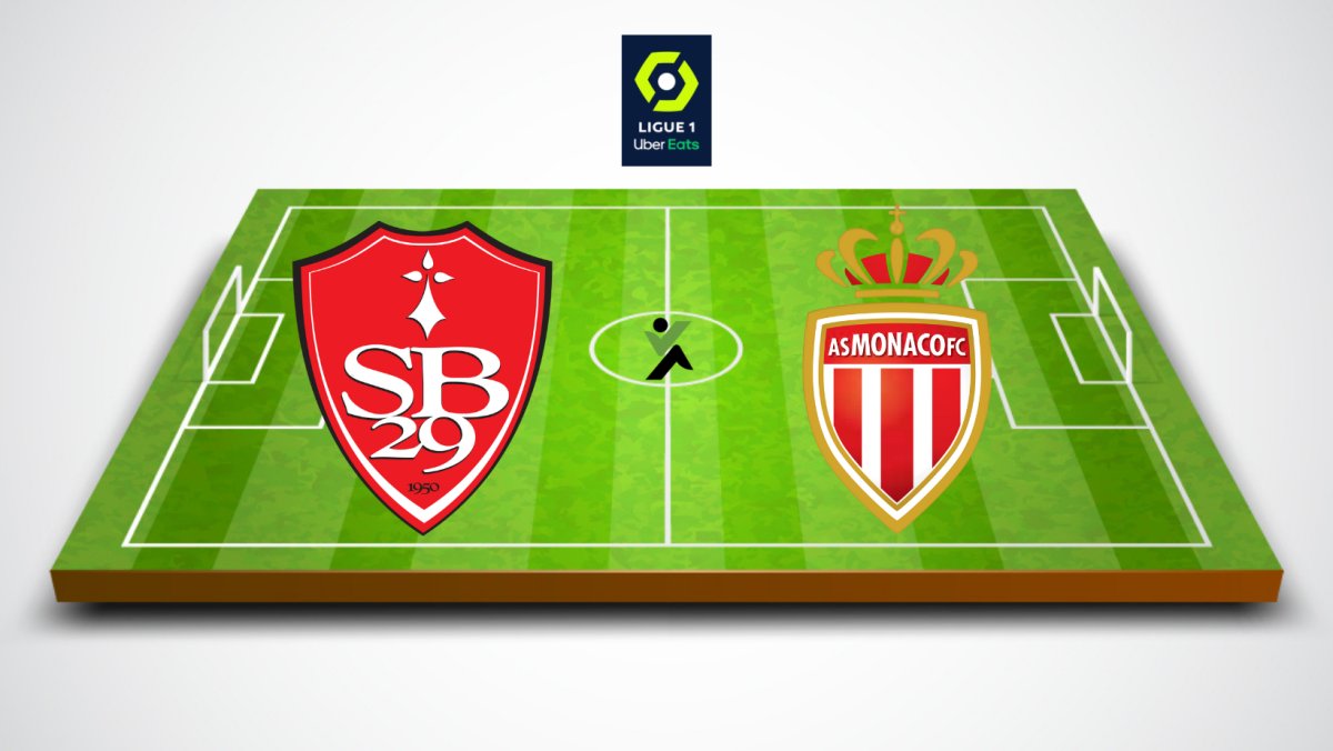 Brest vs Monaco Ligue 1 