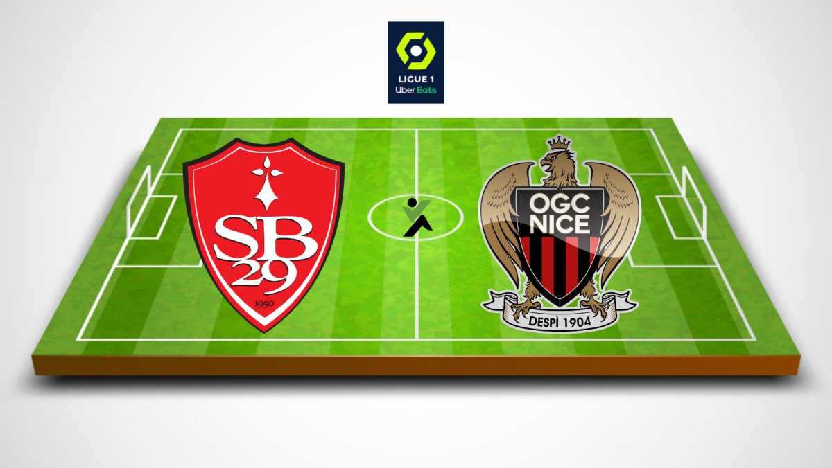 Brest vs Nice Ligue 1 