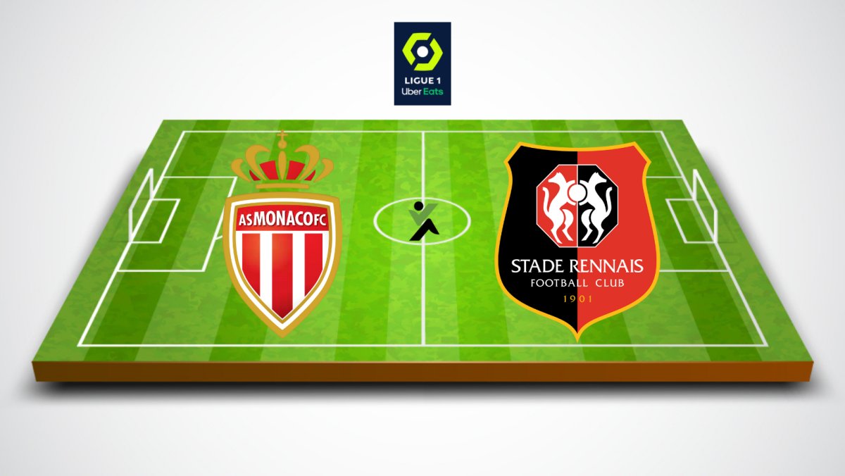 Monaco vs Rennes Ligue 1 