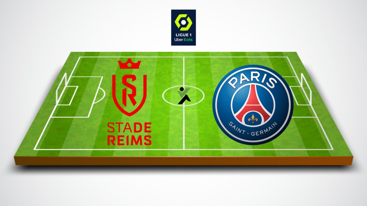 Reims vs PSG Ligue 1 