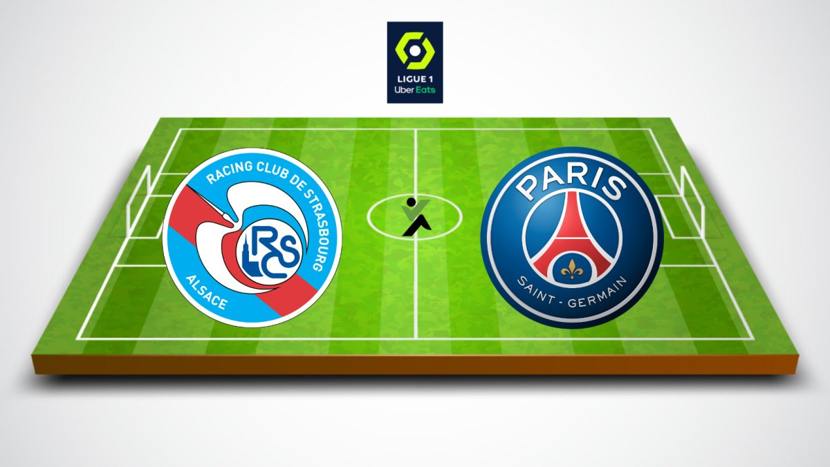 Strasbourg vs PSG Ligue 1 