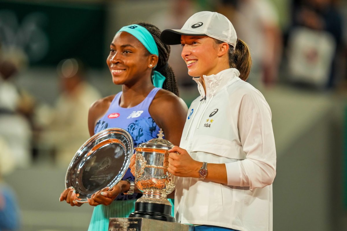 Cori Gauff și Iga Swiatek 002 Cori Gauff și Iga Swiatek (Foto: Leonard Zhukovsky/Shutterstock.com)