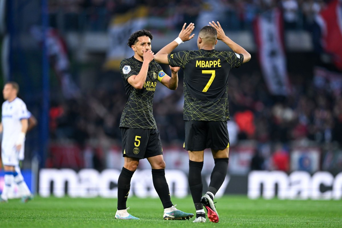 Kylian Mbappe és Marquinhos - PSG 01 Kylian Mbappe și Marquinhos (Foto: Victor Velter/Shutterstock.com)