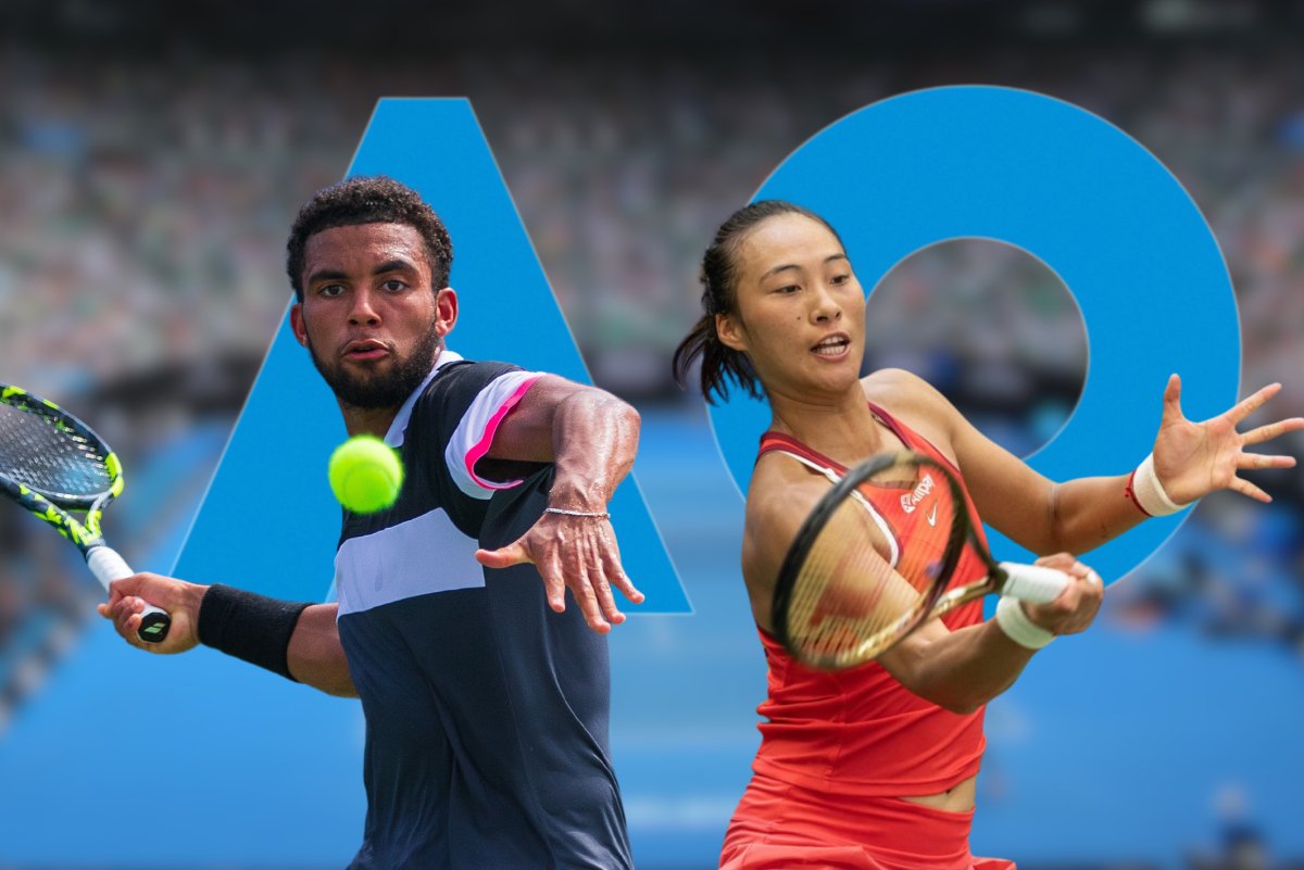 Arthur Fils és Qinwen Zheng Australian Open (2354412035,2358109629) Fotografii: Bryan Pollard/Shutterstock, lev radin/Shutterstock